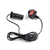 BS 1363 plug uk salt lamp power extension cord with switch E27 socket