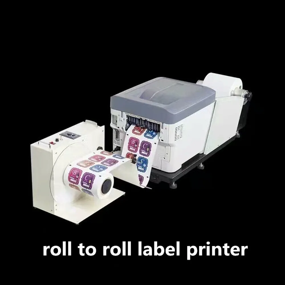 Cheap Digital laser Roll to Roll Automatic Color Label Printer