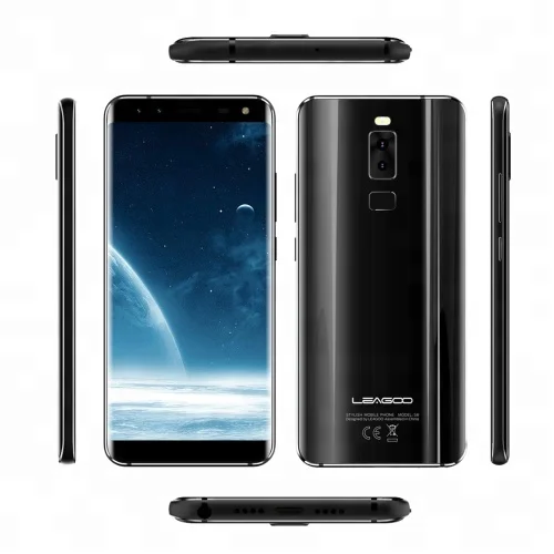 

Best rated 4 cameras Android 7.0 smartphone Leagoo S8 5.72 inch 18:9 Display MTK6750T Octa Core 3GB+32GB Fingerprint 4G mobile, Black;blue