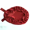 2018 HOT seller !silk/poly sleeping cap with lace border