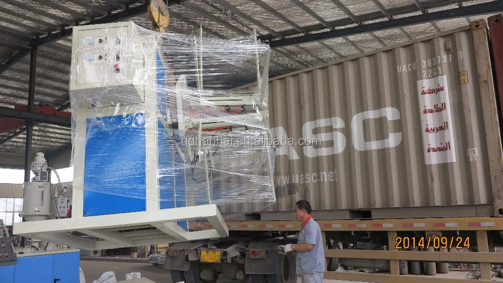 1110*110mm Pvc Square Pipe Making Machine With Good Price Production Line Twin Screw Plastic