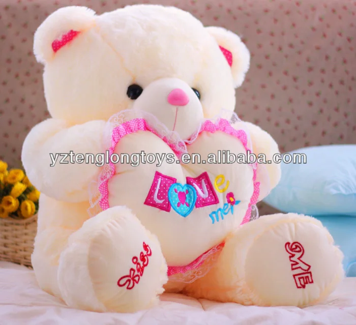 新製品白いクマのぬいぐるみハートのかわいいバレンタインクマのおもちゃ Buy バレンタインクマのおもちゃ ぬいぐるみ白クマ バレンタインベアおもちゃハート Product On Alibaba Com