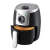 AF005 Compact Lightweight Home 2L Non Stick Fry Basket Recipe Guide Auto Shut off Electric Hot Air Fryer Oven Cooker