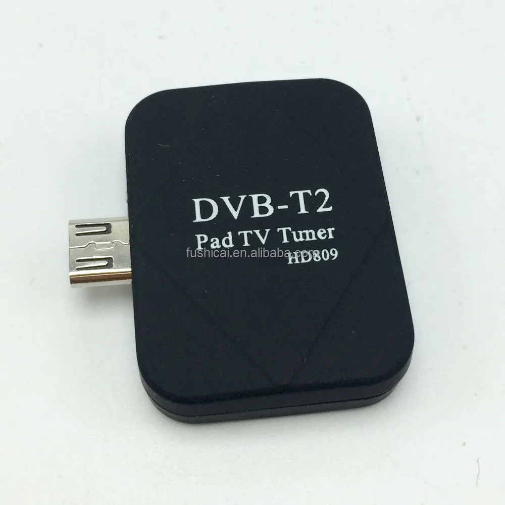 

Factory wholesale DVB T2 Android TV Tuner Digital Receiver Mini USB dvb t2 pad android tablet tv tuner, Balck