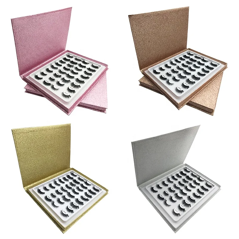 

16 Pairs Multi Pack Faux Mink Eyelashes Lash Book, N/a