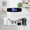 Good quality 7 Wired & 99 Wireless Zone Best intelligent gsm home alarm with lcd indicator PST-GA997CQN