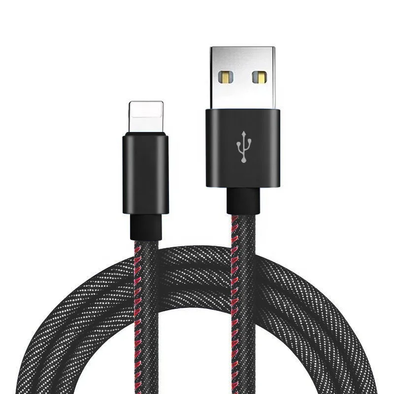 

Jeans 2.1A Data line USB cable data line charging line for apple molible phone for iPhone 6/7/8, N/a