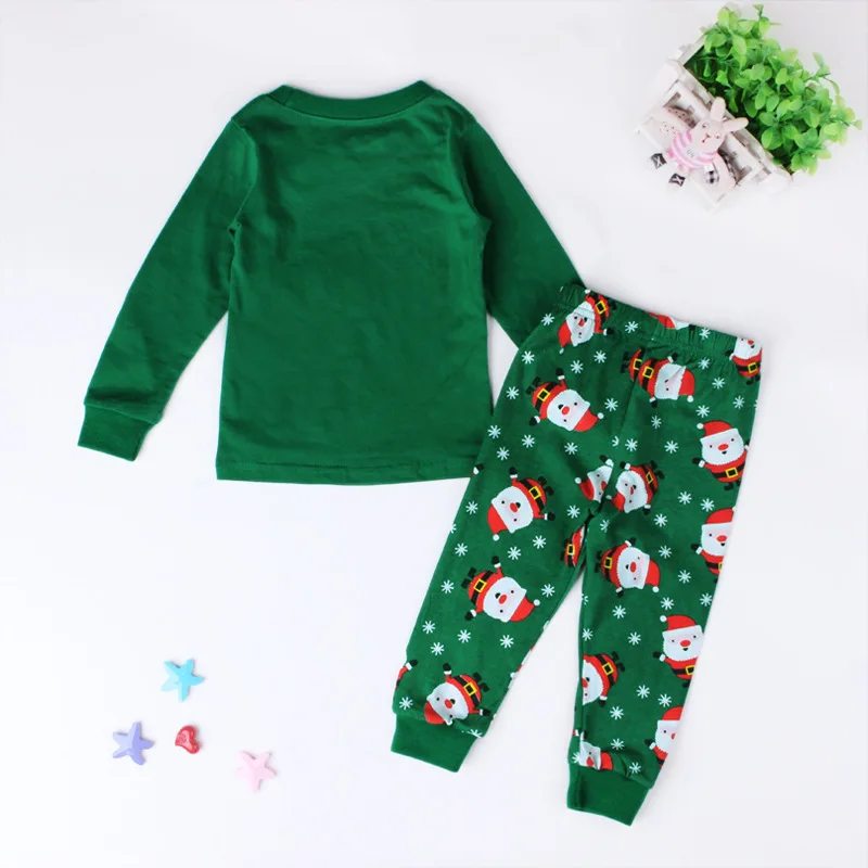 

Baby Christmas Man Printing Night Wear Pajamas Clothing Set In Stock, As picture, or your request pms color