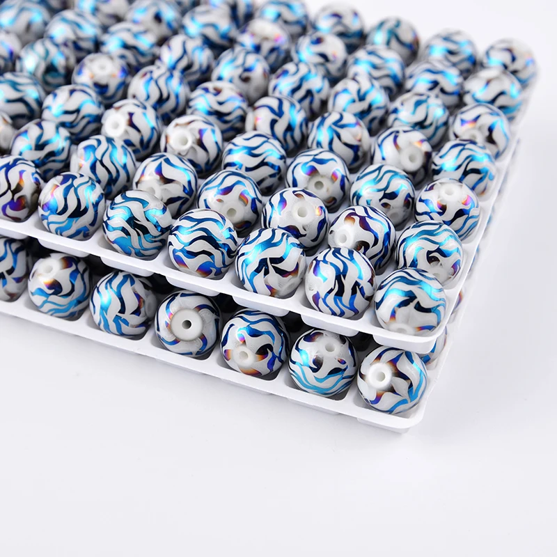 Free Sample High Quality Jewelry Beads 8mm 10mm Various Colors Glass