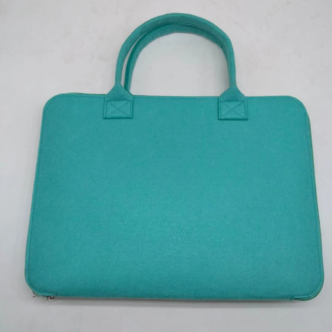 Custom Laptop Sleeve Felt Leather Laptop Case Notebook Laptop Bag Felt
