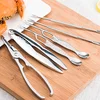 Practical Seafood Utensil 3 Piece Set | Nut Lobster Crab Cracker fork pick Seafood Tools Set perfect for claws and legs