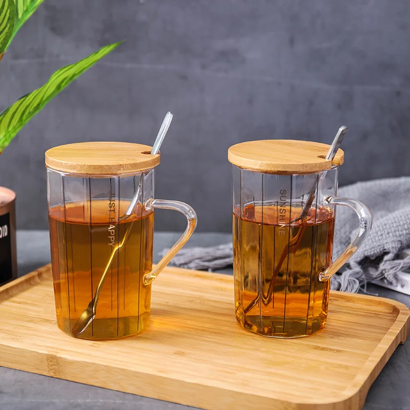 long glass mug