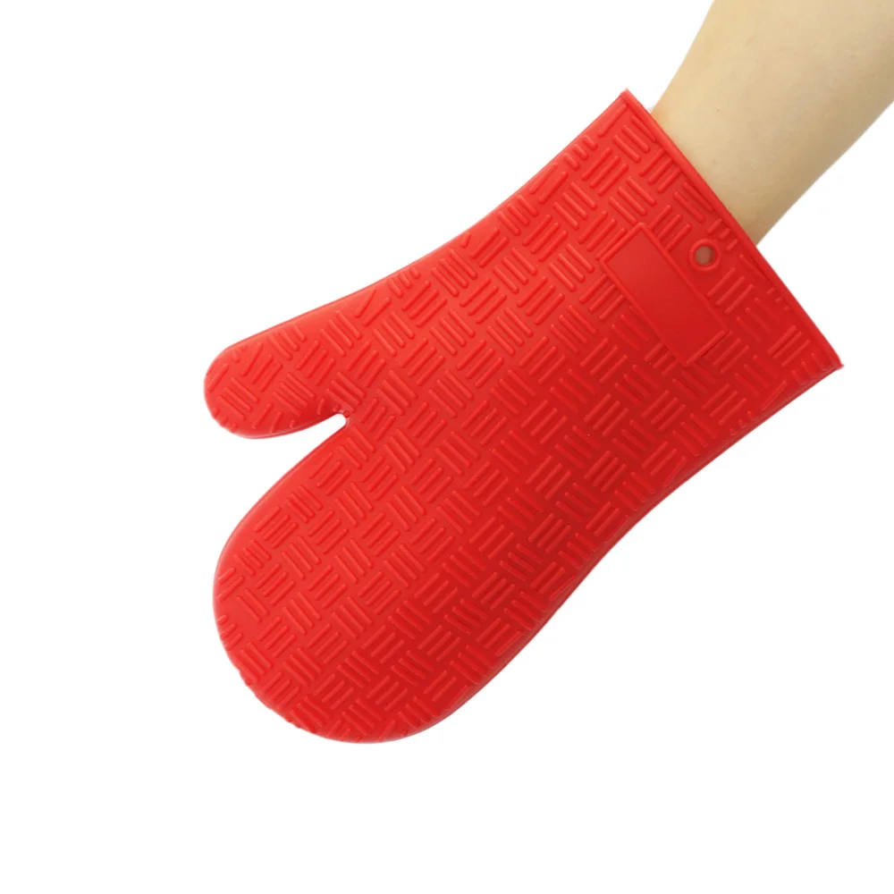 Wholesale Silicone Oven Mitts Kitchen Gloves Hand Protect Cooking Long