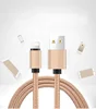 Wholesale 1M 2M 3M 2A Nylon Weave Lighting Micro-USB Type-C Charging Data Cable for iPhone Samsung etc