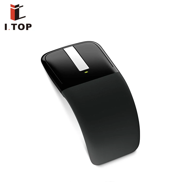 

Foldable Mouse Arc Touch Wireless Optical Mouse Folding Computer Gaming Mouse