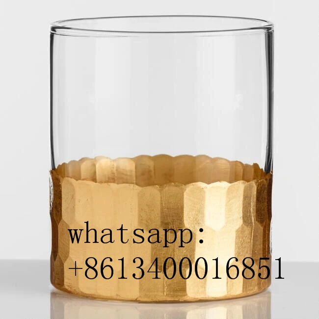 2018 Newest Gold Plated Glass Buy Large Gold