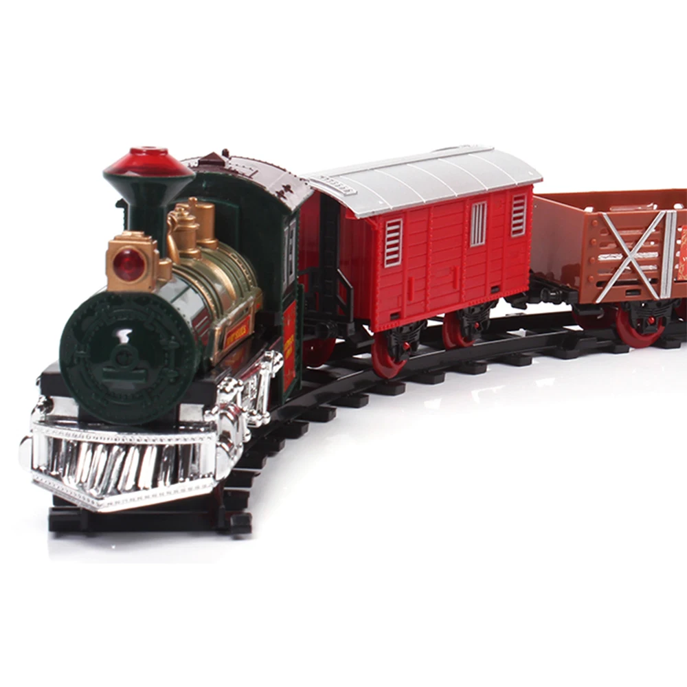 Musical Railcar Series Track Toys Battery Operated Toy Train For Kids ...