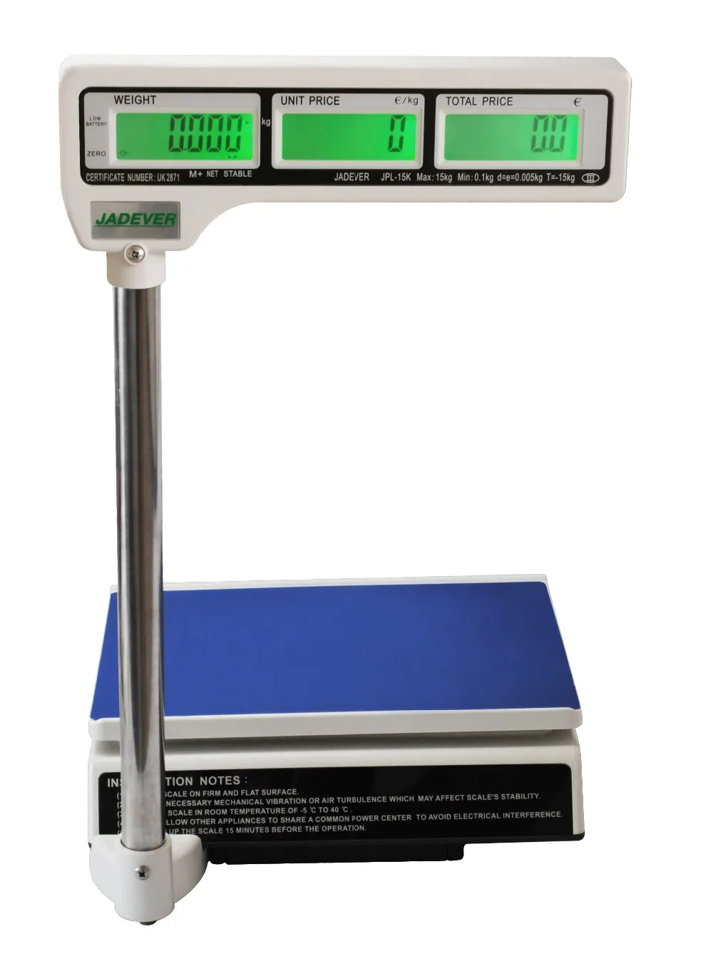 Jpl3k/0.1g Oiml Approval Price Computing Digital Weighing Vegetable Balance Scale Buy Oiml