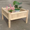 outdoor elevated vegetable wooden garden planters