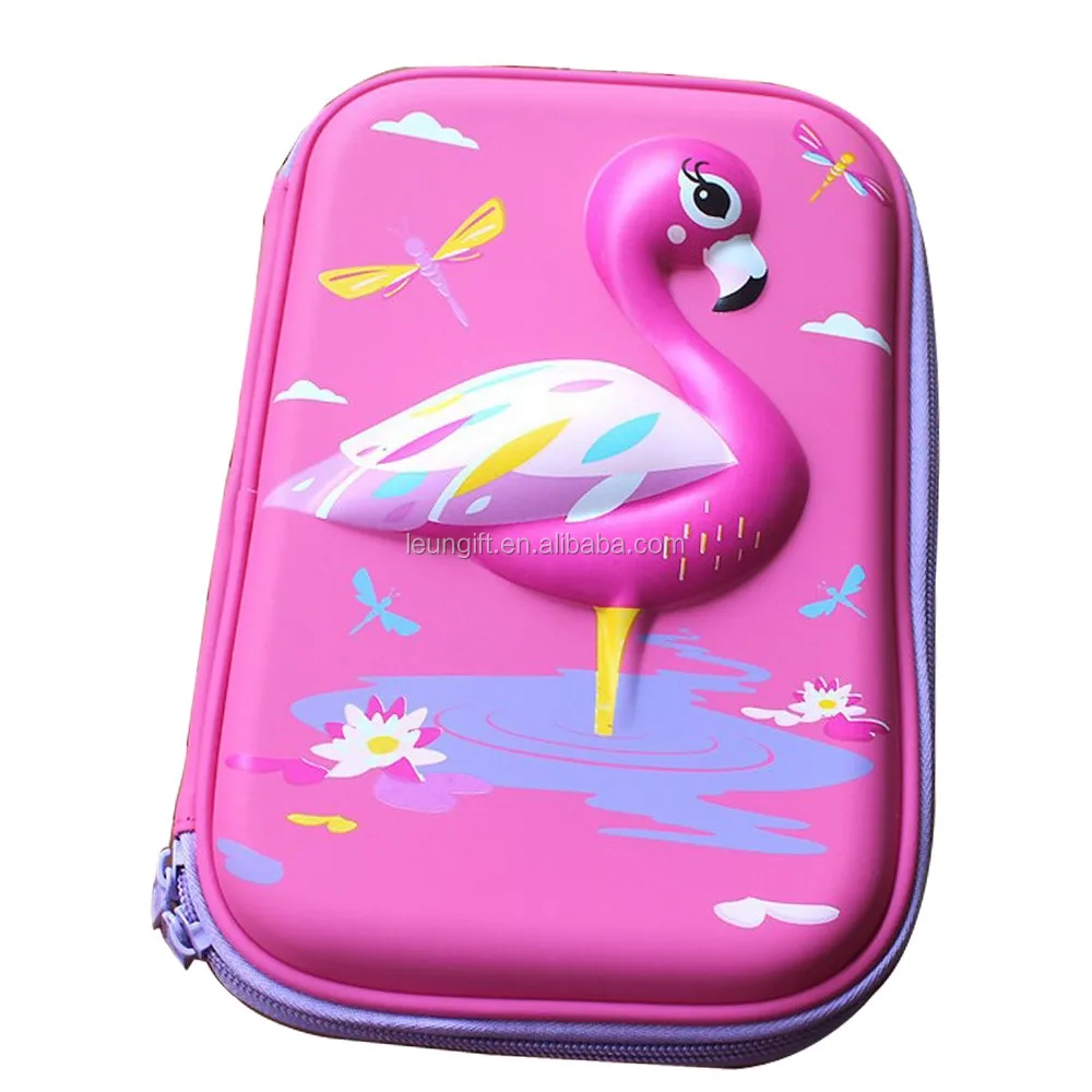 flamingo pencil case