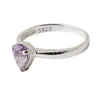 Lest natural amethyst 925 silver ring from china supplier nice gife for woment