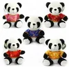 Various Colorful Plush Chinese Panda Teddy Bear Toy With Tang Suit Fashion LOW MOQ Cheap Stuffed Animal Soft Plush Panda Toy