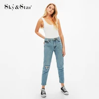 

Low price custom tight women skinny denim jeans pants 2018