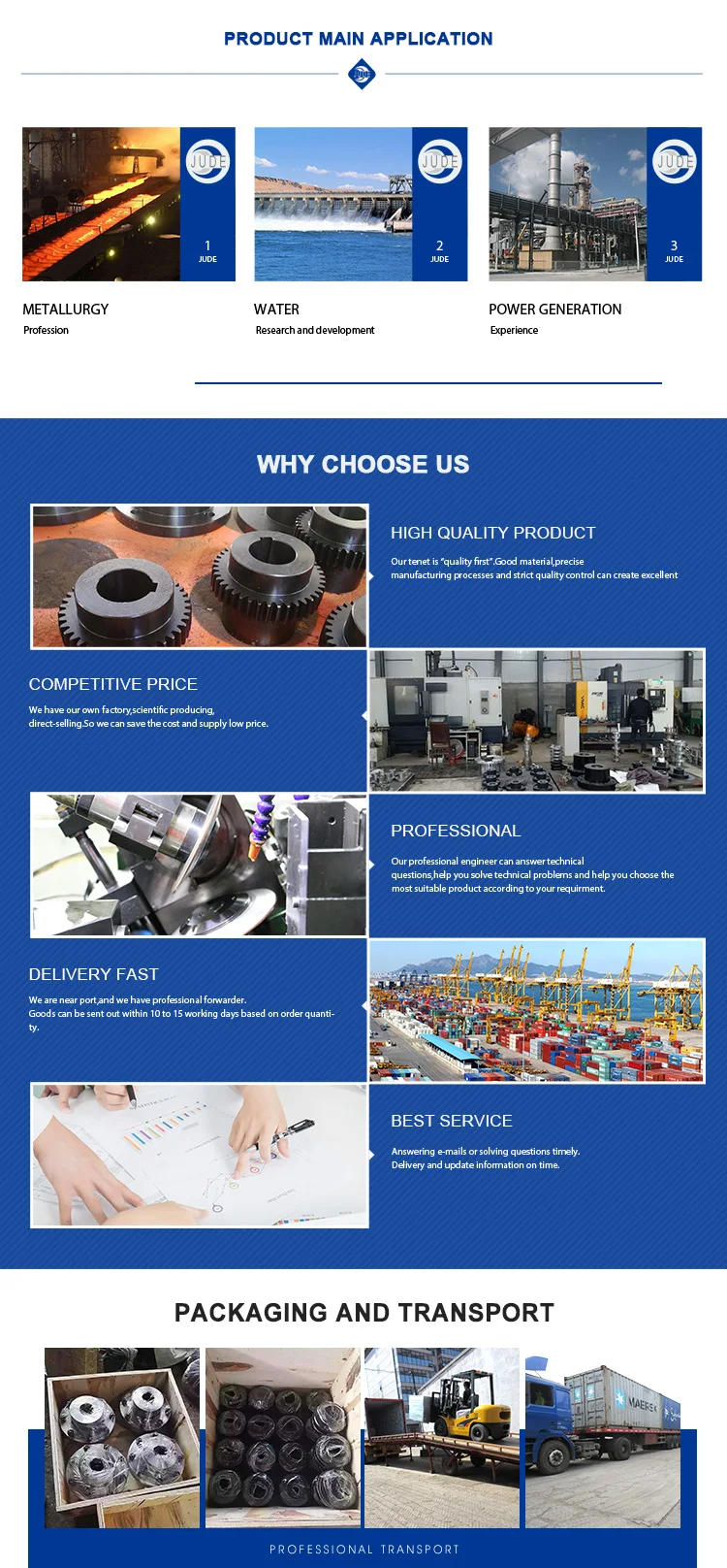 High Quality Rubber Gear Tooth Coupling
