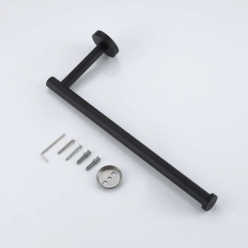 
SUS 304 Stainless Steel Kitchen Paper Towel Holder Storage Rustproof for 11-Inch Long Tissue Roll Dispenser Hanger Contemporary 