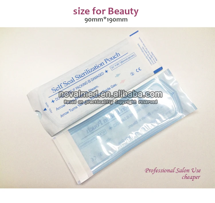Hot Sales Nail Tools Use 90*190mm Sterilization Bag Sterilization Pouch