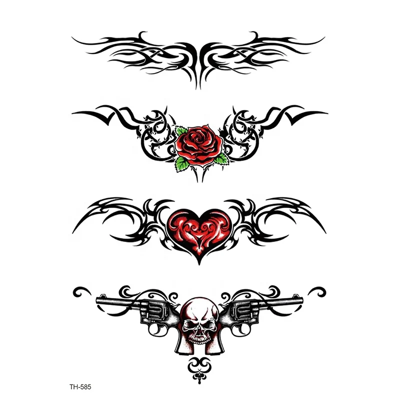 

TH-585 sticker for women / girls lace design name tattoo designs body crystal jewels