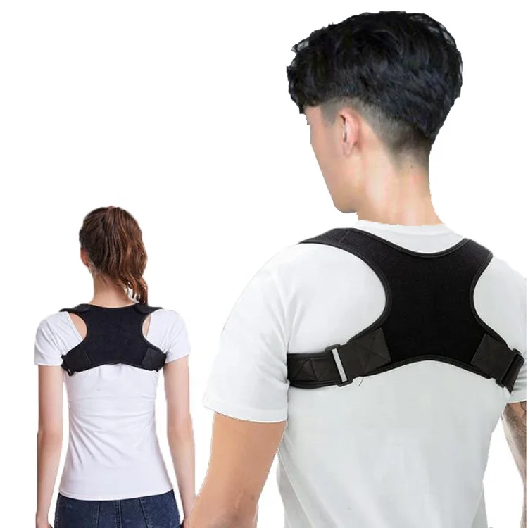 

shoulder back support posture corrector with should support and wrist belt elastic shoulder support shoulder back brace, Black shoulder back brace or customized