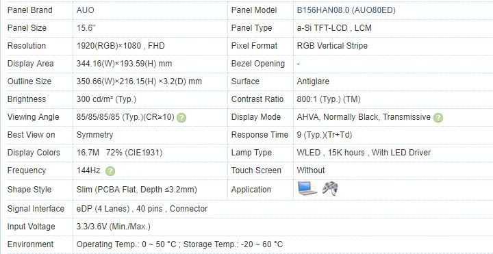 LAPTOP LCD SCREEN