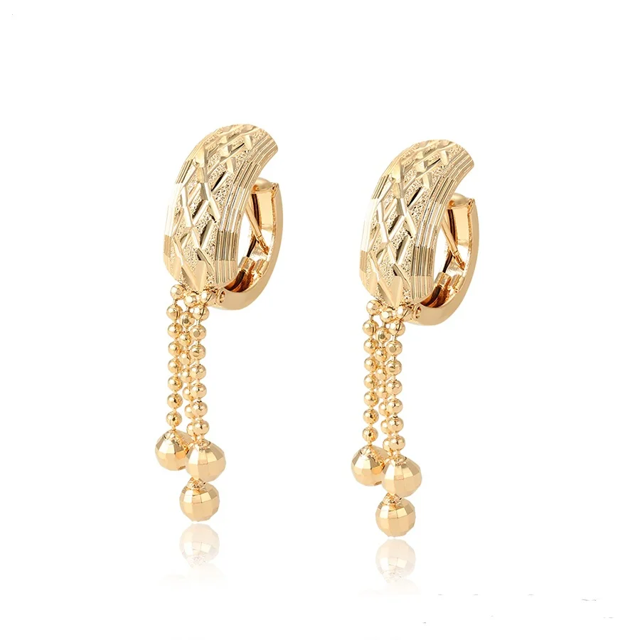 

96890 xuping environmental copper gold plated fashion drop earring