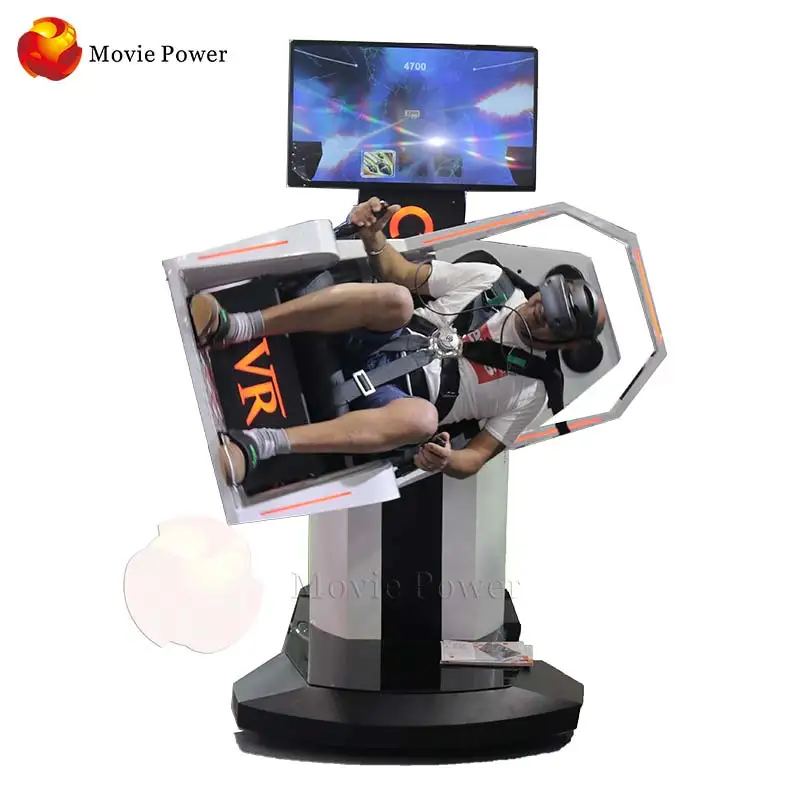 

9d Arcade Machine 720 Degree VR Flight Simulator Cockpits For Sale Shrill Screaming Experience, Customization