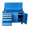 cheap heavy duty workshop elevated metal steel wooden work table