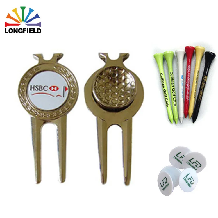 New Custom Golf Metal Divot Tool,Golf Pitchfork Equipment Wholesale