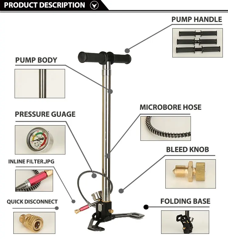 High Pressure PCP air compressor diesel