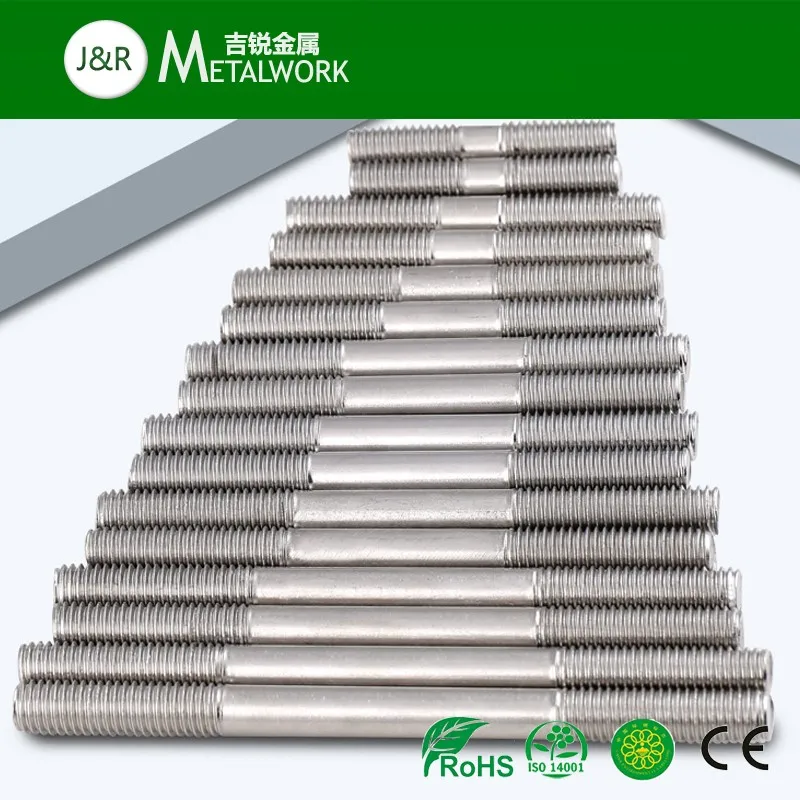 M8 M12 Stainless Steel A2 A4 Double End Threaded Rod Threaded Bar