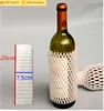 plastic PE wine bottle protective net/ foam bottle socks/ bottle foam sleeve net