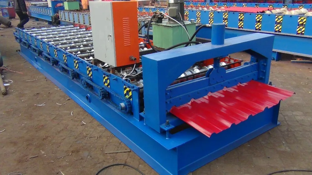Box profile roofing sheets forming machine/hydraulic roof sheet bending