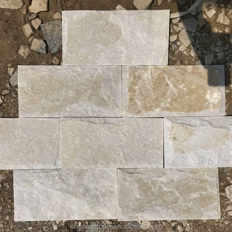 
china modern wall cladding white Mushroom stone 