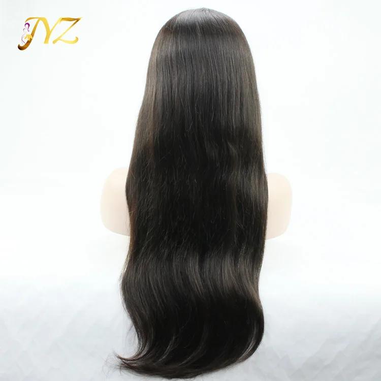 

Free shipping pre plucked 130% density straight brazilian hair lace front human hair wig