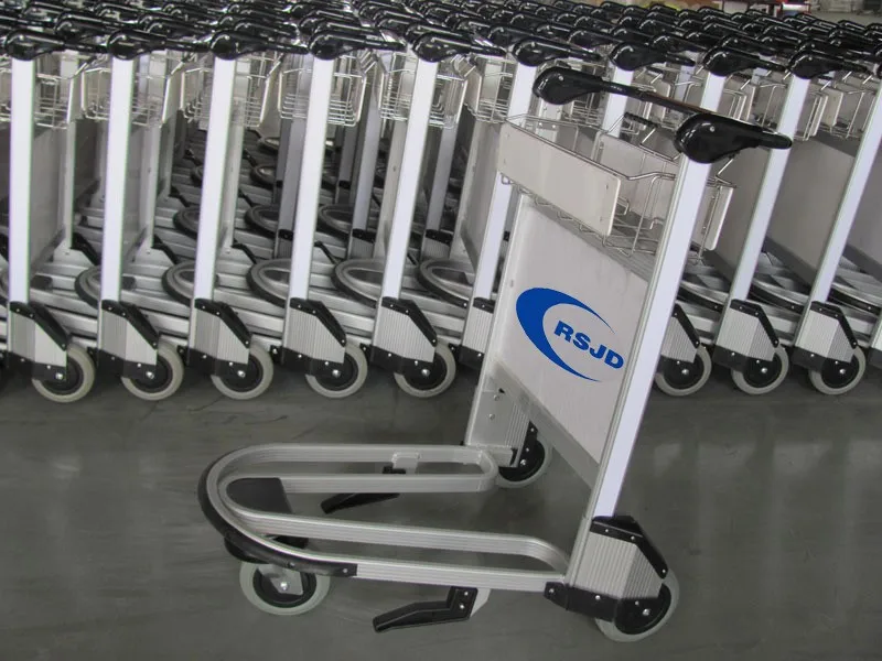 
3 wheels aluminum airport trolley 
