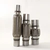 Auto Stainless Exhaust Braided Flex Pipe With Nipples Extension