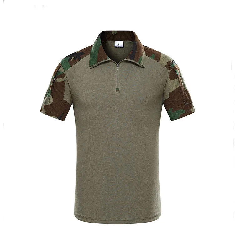 

Military Training Suits Frog Short-Sleeve Tactical T-Shirt, Python black;python green;python desert;acu;fg;au;jungle camo