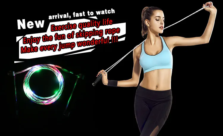 fitness led skipping jump ropes