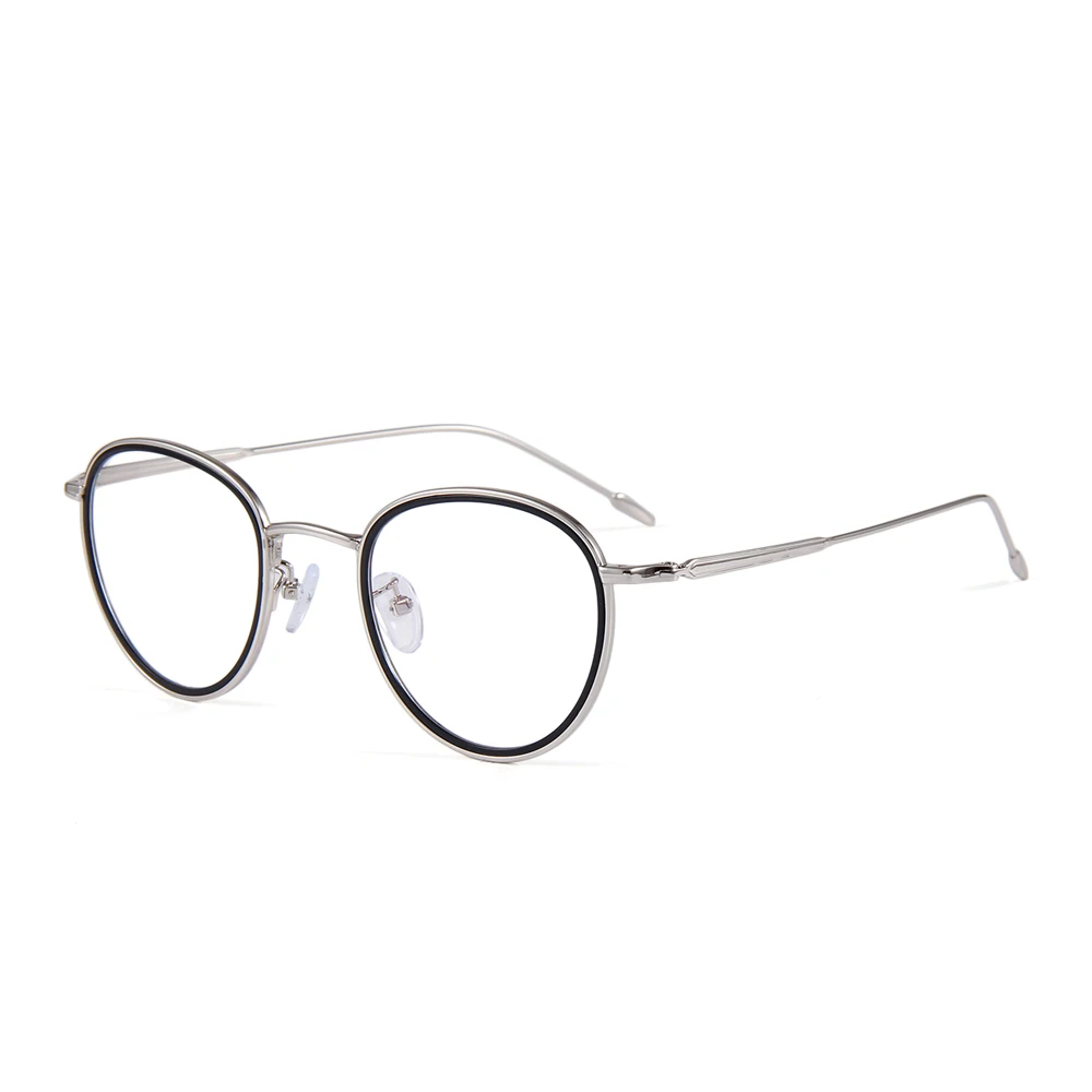 

Wholesale fashion round metal eyeglasses modern optical frames