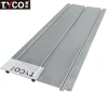 Aluminum heat diffuser plate timber floor heating