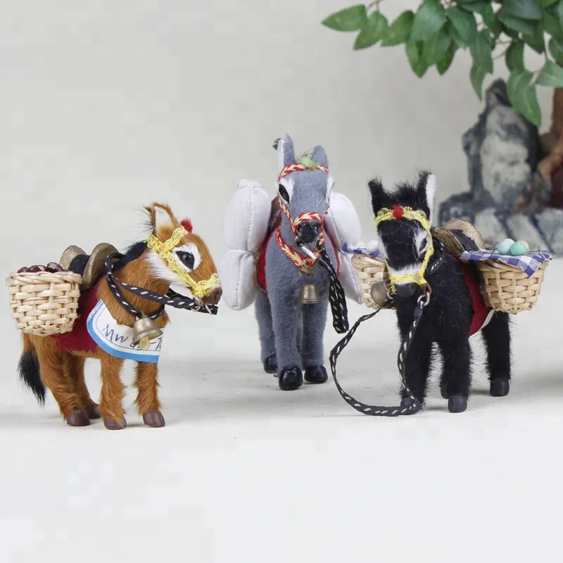 Handmade Home Decor ideas Cute Small Donkey Decorations